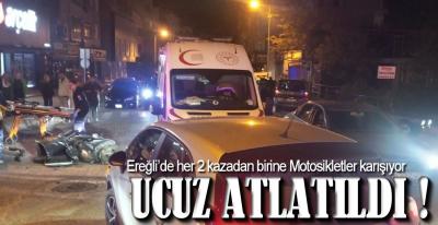 ERDEMİR CADDESİNDE KAZA !