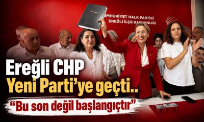 EREĞLİ CHP\'DE YÖNETİM İSTİFA ETTİ !