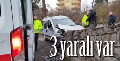EREĞLİ'DE KAZA ; 3 YARALI !