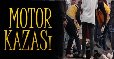 EREĞLİ'DE MOTOSİKLET KAZASI !