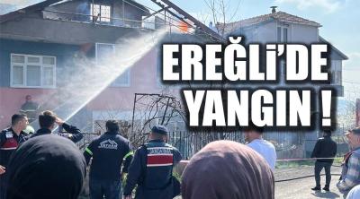 EREĞLİ'DE YANGIN !