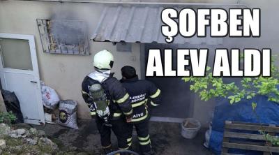 EREĞLİ\'DE YANGIN; ANNE VE KIZI HASTANEYE KALDIRILDI