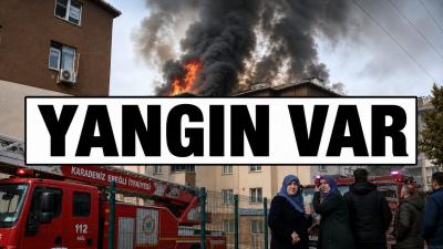 EREĞLİ\'DE YANGIN, EKİPLER OLAY YERİNDE !