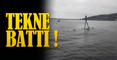 EREĞLİ'DE YAT BATTI !