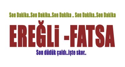 FATSA'DAN 3 PUANLA DÖNÜYORUZ : 0-1