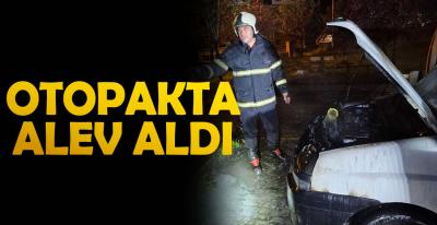 OTOPARKTA ARAÇ YANGINI !