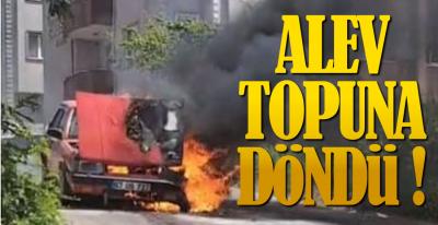 SEYİR HALİNDEYKEN ALEV ALDI !