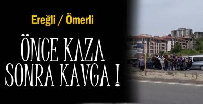 TRAFİKTE TARTIŞMA KAVGAYA DÖNDÜ !