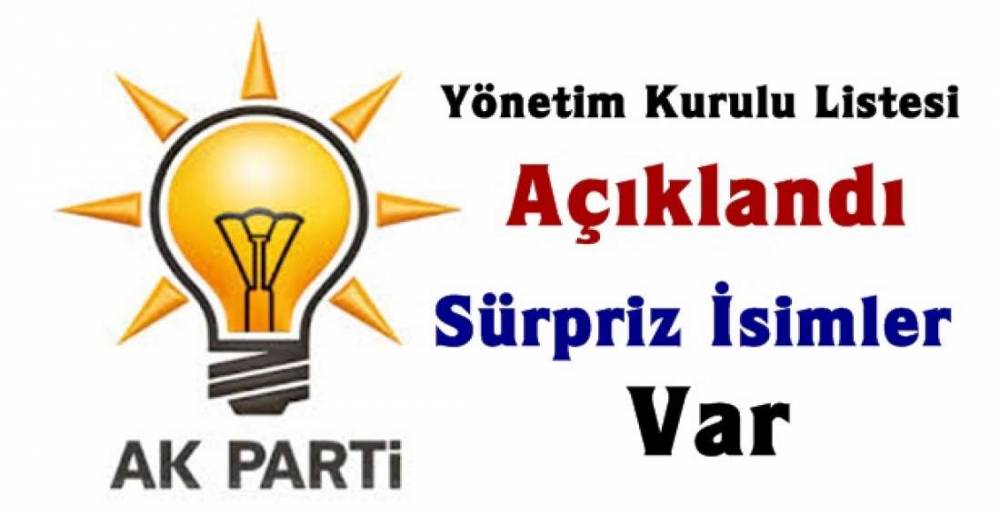 AK PARTİDE EREĞLİ İLÇE YÖNETİMİ BELLİ OLDU !