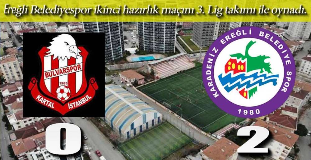 BULVARSPOR : 0 KDZ.EREĞLİ BELEDİYESPOR : 2