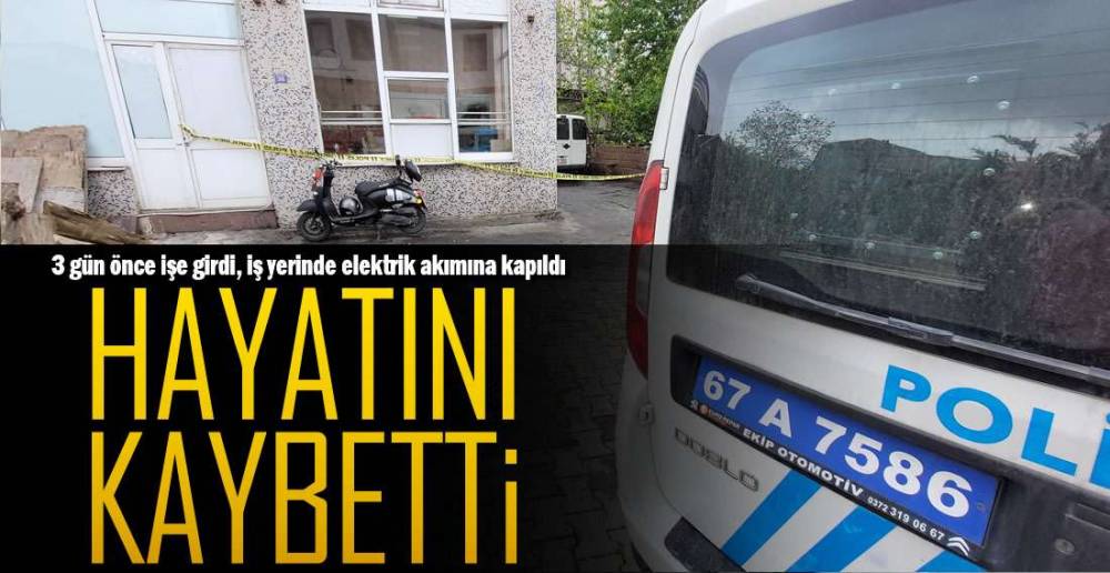 EREĞLİ\'DE ELEKTRİK AKIMNA KAPILDI !