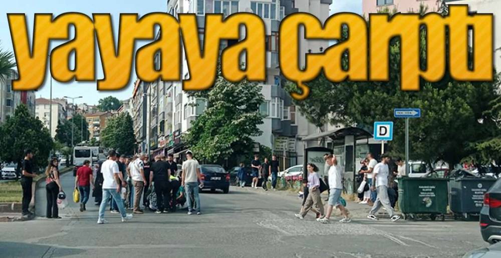 EREĞLİ'DE OTOMOBİL YAYAYA ÇARPTI