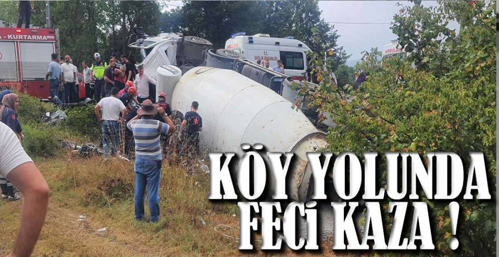 EREĞLİ'DEKİ KAZADA ÖLÜ VE YARALILAR VAR !