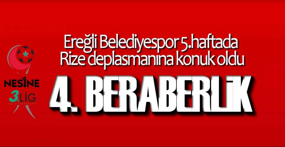 EREĞLİ PAZAR\'DAN 1 PUANLA DÖNDÜ !