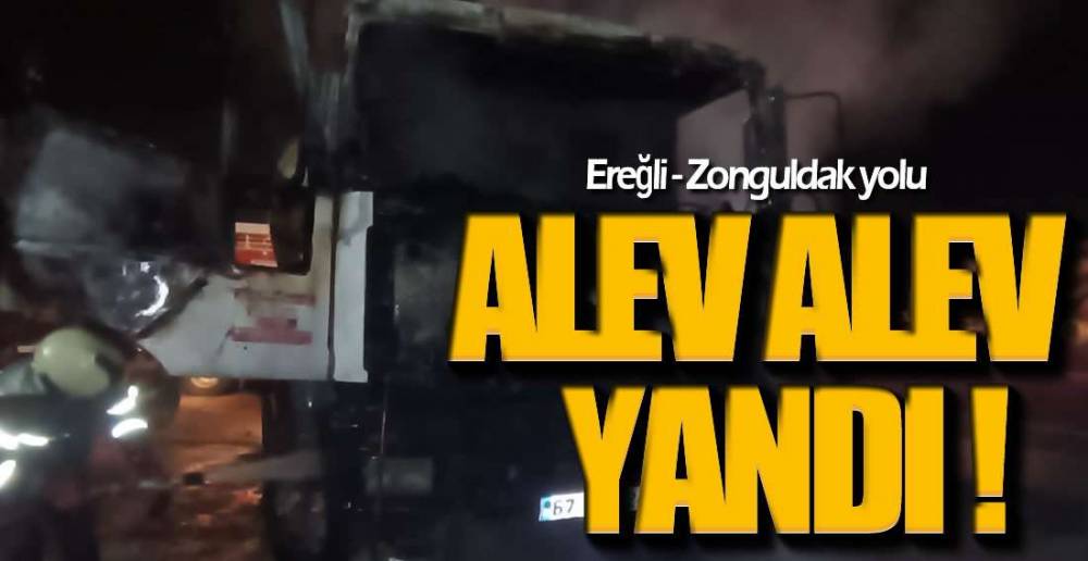 EREĞLİ-ZONGULDAK YOLUNDA YAŞANDI !