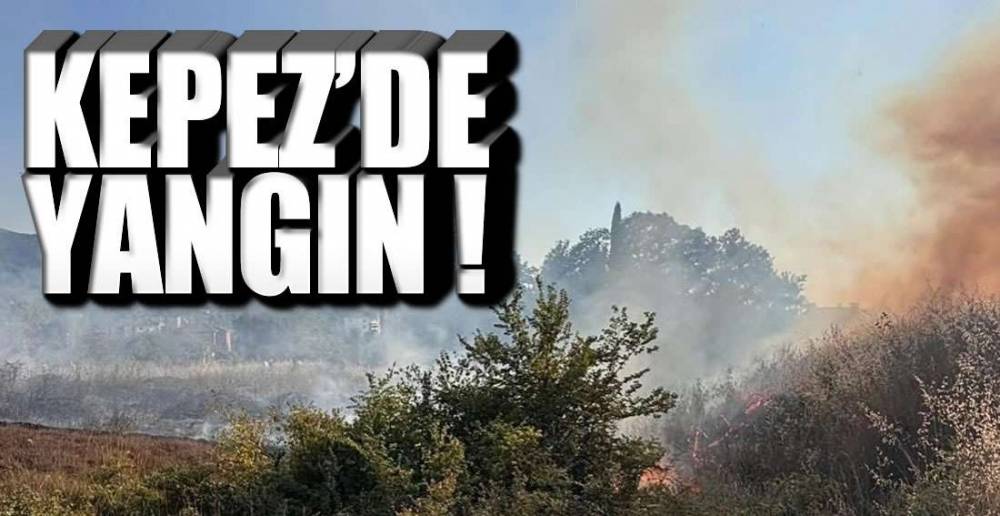 KEPEZ\'DE ORMAN YANGINI