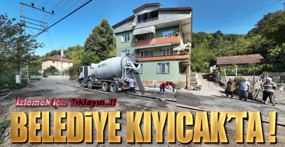 KIYICAK\'A BETON YOL !