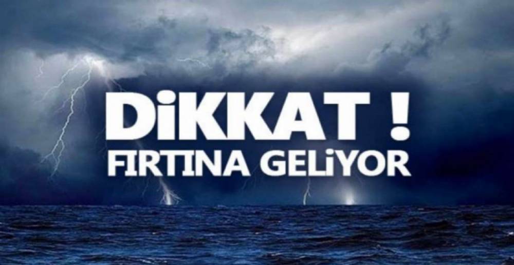 METEOROLOJİ YARIN İÇİN UYARDI !