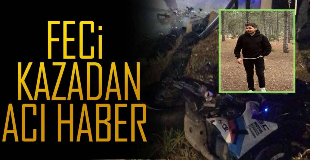 MOTOSİKLET KAZASINDAN ACI HABER