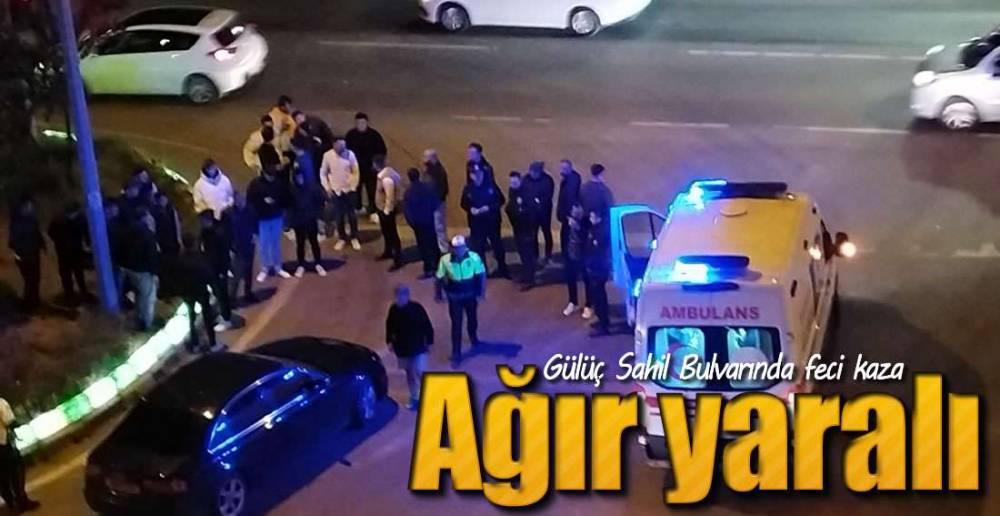 MOTOSİKLET SÜRÜCÜSÜ AĞIR YARALI !