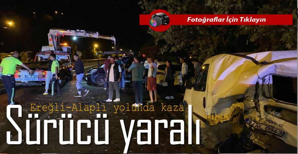 PARK HALİNDEKİ ARAÇLARA ÇARPTI !