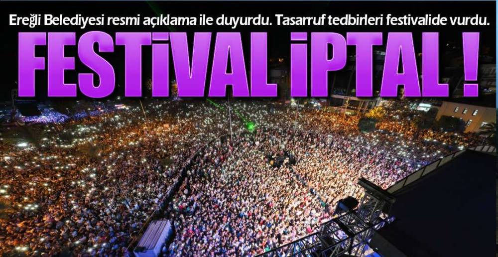 POSBIYIK " FESTİVALİ 3 YIL SÜRE İLE İPTAL ETTİK \"