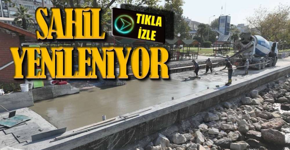 SAHİLE RENKLİ BASKI BETON !