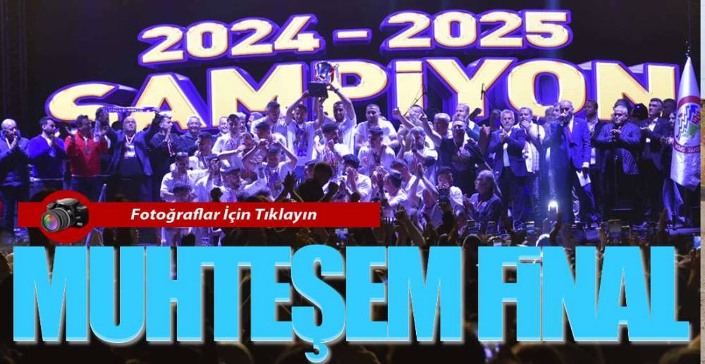 ŞAMPİYON FİNALİ ANA SAHNEDE YAPTI.