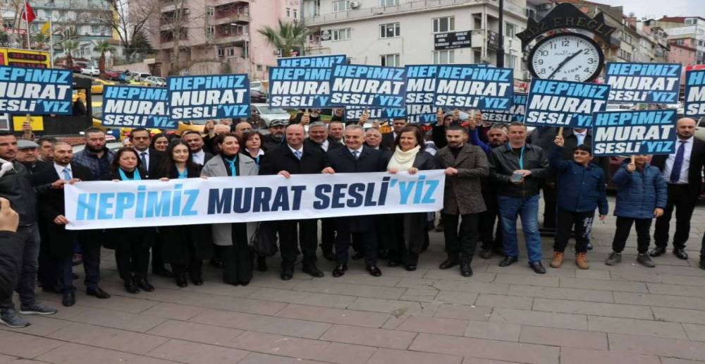 SESLİ VE EKİBİ SAHAYA İNDİ !