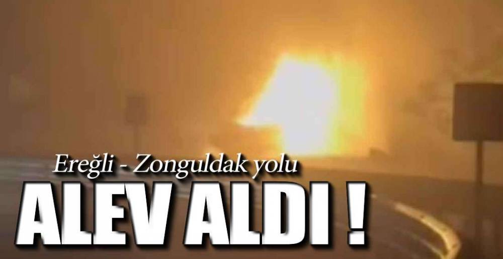 SEYİR HALİNDEYKEN ALEV ALDI !