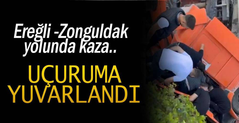TIR ŞOFÖRÜNÜ MADEN İŞÇİLERİ KURTARDI