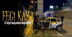 ALAPLI'DA FECİ KAZA; 2 ÖLÜ !