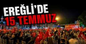 EREĞLİ\'DE 15 TEMMUZ ETKİNLİĞİ