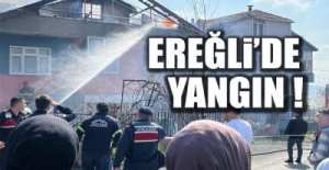 EREĞLİ'DE YANGIN !
