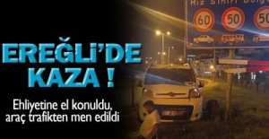 EREĞLİ'DEKİ KAZADA 2 KİŞİ YARALANDI