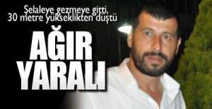 KÖY MUHTARI YÜKSEKTEN DÜŞTÜ !