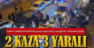 MOTOSİKLET KAZALARININ ARDI ARKASI KESİLMİYOR !