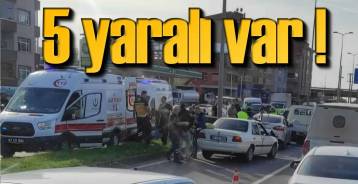 DEVREK YOL AYRIMINDA ZİNCİRLEME  KAZA !