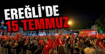 EREĞLİ\'DE 15 TEMMUZ ETKİNLİĞİ