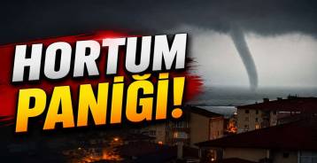 EREĞLİ\'DE HORTUM PANİĞİ !