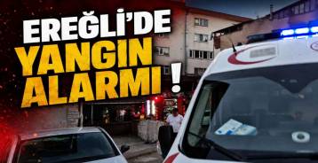 EREĞLİ\'DE YANGIN ALARMI !