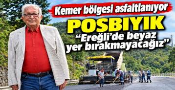 KEMER BÖLGESİ ASFALTLANIYOR