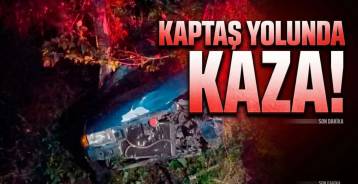 OTOMOBİL AĞACA ÇARPTI !
