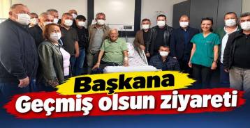POSBIYIK\'I HASTANEDE ZİYARET ETTİLER