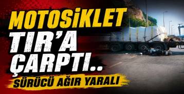 TERSANE KAVŞAĞINDA KAZA ; AĞIR YARALI !