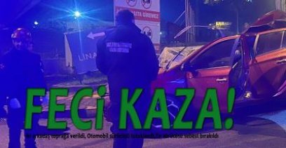 2 GENÇ TOPRAĞA VERİLDİ, SÜRÜCÜ TUTUKLANDI ..