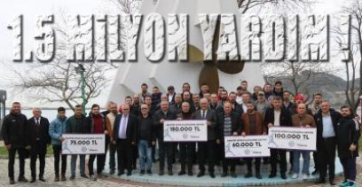 22 KULÜBE 1.5 MİLYON TL YARDIM