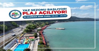 BELEDİYE PLAJLARI BUGÜN  AÇILDI !