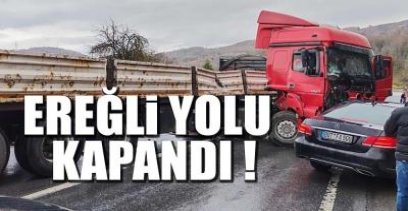 DÜZCE -EREĞLİ YOLUNDA KAZA !