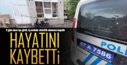 EREĞLİ\'DE ELEKTRİK AKIMNA KAPILDI !